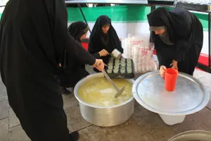 قافله عشق و ارادت خادم&zwnj;یاران اصفهان در سوگ هشتمین خورشید ولایت + تصاویر