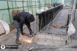 بهسازی مسیر ورودی رواق دارالحجه حرم مطهر رضوی