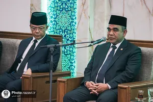 دیدار هیئت بلندپایه کشور اندونزی با تولیت آستان قدس رضوی