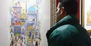 آغاز به کار هفتمین نمایشگاه «چشم بلورین» با نمایش ۶۱ اثر فاخر از هنرجویان مکتب رضوان