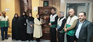 اهدا خون خادمیاران و یاوران رضوی رشت در راستای نذر شفاء