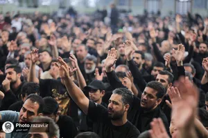 مراسم عزاداری شهادت امام سجاد علیه السلام در حرم مطهر رضوی