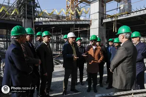بازدید مسئولین حراست از پروژه های عمرانی
