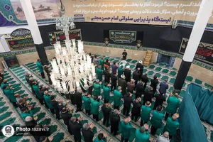افتتاح موکب خادمان بخش کتب انوار حرم مطهر رضوی