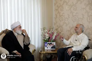 دیدار تولیت آستان قدس رضوی با خانواده شهدا و جانبازان در سرخس