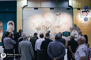 بازدید کارکنان آموزش پرورش از رواق خدمت و پروژه های عمرانی