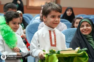 آیین اختتامیه سال تحصیلی نوآموزان پسر پیش دبستانی امام رضا علیه&zwnj;السلام