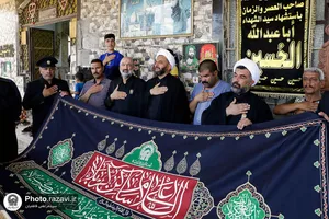 تشرف کاروان سفیران امام رئوف به حرم امامزاده سید محمد