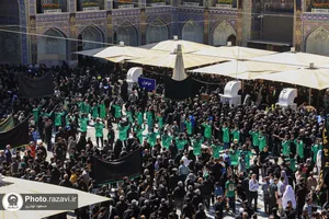 عزاداری روز شهادت امام رضا علیه&zwnj;السلام در حرم مطهر رضوی