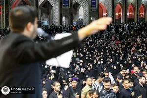 عزاداری زائران عرب زبان در شام شهادت امام رضا علیه&zwnj;السلام