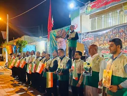 اجرای مراسم سنتی عزاداری هم‌زمان با شهادت امام رئوف در شهرستان مُهر