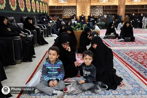 مراسم سوگواری دهه آخر صفر در اردوگاه باغ خاتون