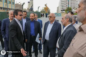 بازدید اعضای شورای شهر مشهد از پروژه&zwnj;های عمرانی حرم مطهر رضوی