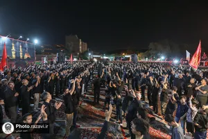 مراسم عزاداری دهه اول محرم شرکت صنایع پیشرفته رضوی
