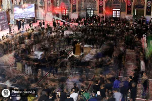 عزاداری هیأت مذهبی استان خوزستان در حسینیه حرم
