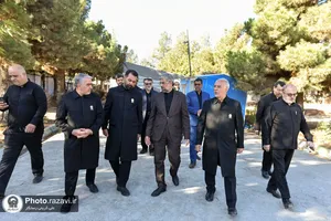 افتتاح موکب فراشان حرم مطهر رضوی