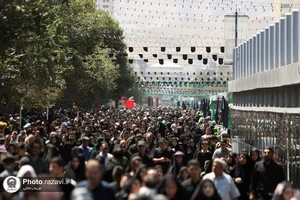پیاده&zwnj;روی جاماندگان اربعین در مشهد
