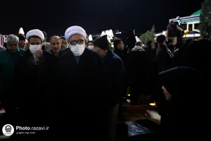 حضور تولیت آستان قدس رضوی در گلزار شهدای کرمان