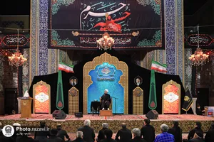 عزاداری سنتی شب سوم محرم در &laquo;حسینیه حرم&raquo;