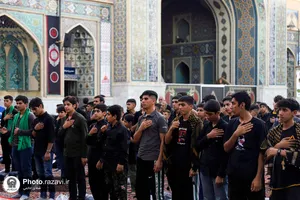 عزاداری هیئت های مذهبی سراسر کشور در حسینیه حرم