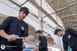 موکب امام رضا علیه&zwnj;السلام در مرز مهران