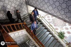 بازدید رئیس کتابخانه غازی خسروبیک از موسسات فرهنگی آستان قدس رضوی