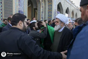 تشییع پیکر شهید حجت الاسلام سیدداوود بی&zwnj;طرف در مشهد