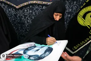 عزاداری هیئت دانشجویی در حرم مطهر رضوی
