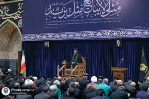 عزاداری دهه اول محرم با حضور تولیت آستان قدس رضوی