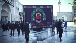 هیات عزاداری خادمان رضوی در روز هشتم ماه محرم