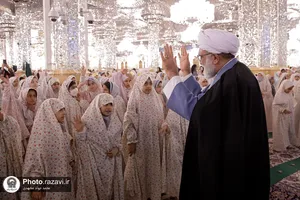 جشن تکلیف دوهزار نفری دختران مشهدی-1