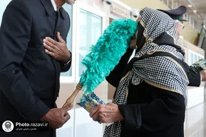 استقبال از زائرین بارگاه منور رضوی در مشهد