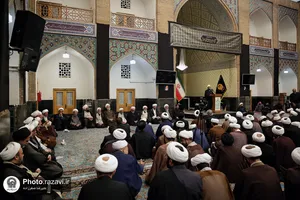 آئین اختتامیه دوره تابستانه طلاب در حرم مطهر رضوی