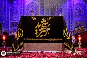 تشرف حجت&zwnj;الاسلام حسین انصاريان به حرم مطهر رضوی