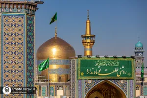 حرم مطهر رضوی در آستانه اعیاد شعبانیه