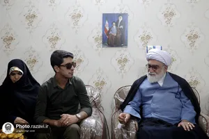 دیدار تولیت آستان قدس رضوی با خانواده شهدا و جانبازان
