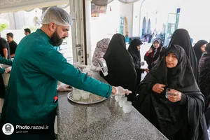 پذیرایی هیأت احباب الرسول عراق در چایخانه غدیر