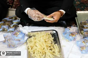 بسته&zwnj;بندی نبات متبرک حضرت