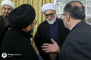 جشن عید مبعث در حرم مطهر رضوی
