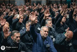 مراسم عزاداری و اذن تشرف اصناف مشهد برای خدمت رضوی برگزار شد