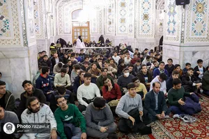 تشرف مدال&zwnj;آوران المپیاد دانش&zwnj;آموزی کشوری به حرم مطهر رضوی