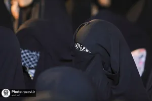 تشییع پیکر شهید گمنام دفاع مقدس در بلوار سجاد مشهد
