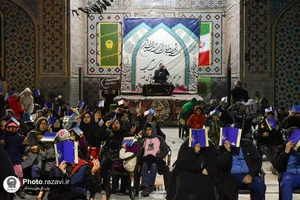 مراسم احیا شبهای قدر در آرامگاه خواجه&zwnj;ربیع