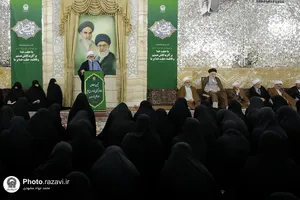 آیین اعطای احکام تبلیغی خواهران مبلغ حوزه علمیه خراسان