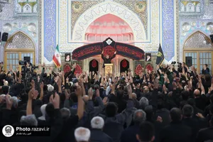 اجتماع عزاداران آذری زبان در رواق امام خمینی (ره)