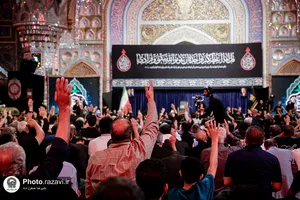 مراسم عزاداری دهه آخر ماه صفر در رواق امام خمینی (ره) حرم مطهر رضوی