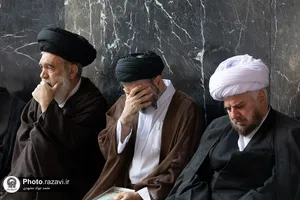 مراسم ترحیم مرحوم سید جواد حجازی در حرم مطهر رضوی