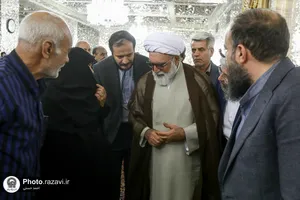 دیدار جمعی از خادمان آزاده با تولیت آستان قدس رضوی