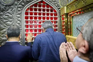 تشرف وزیر کشور جمهوری اسلامی پاکستان به حرم مطهر رضوی