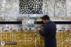 اصلاح نورپردازی روضه منور رضوی